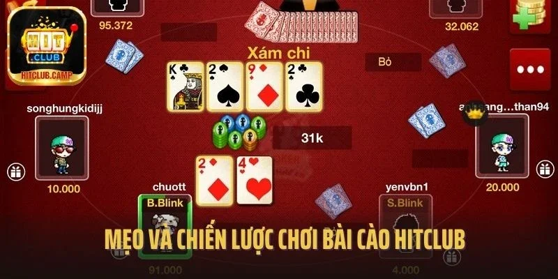 Mẹo và chiến lược chơi bài cào Hitclub bất bại từ cao thủ
